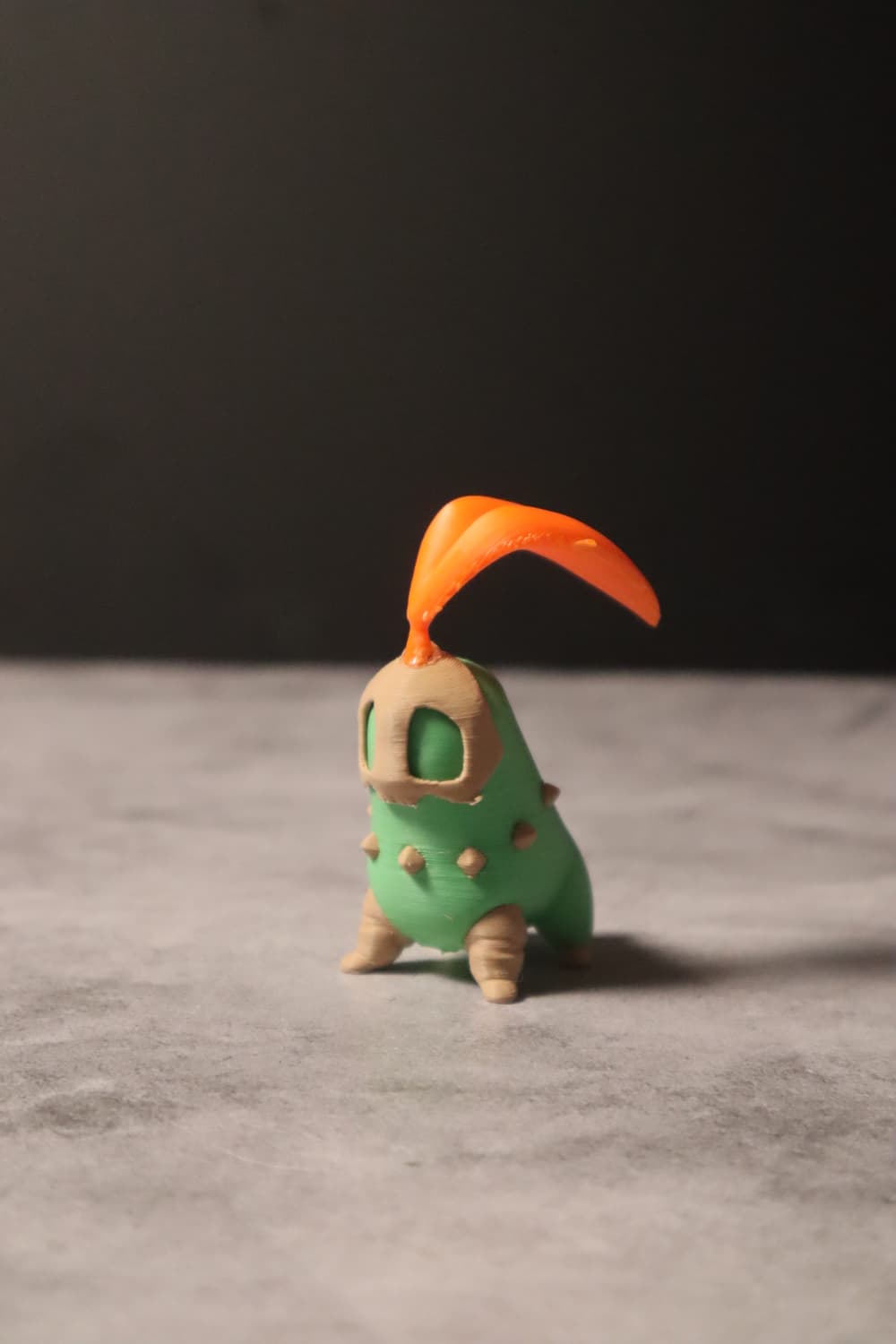 Chikorita Halloween Skull Figure
