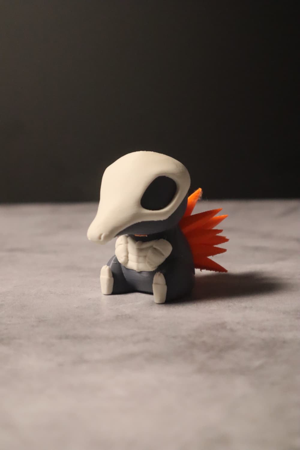 Cyndaquil Halloween Skull Figure