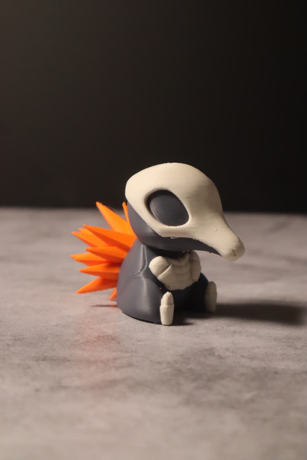 Cyndaquil Halloween Skull Figure