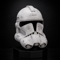 Battle-Worn Galactic Trooper Helmet