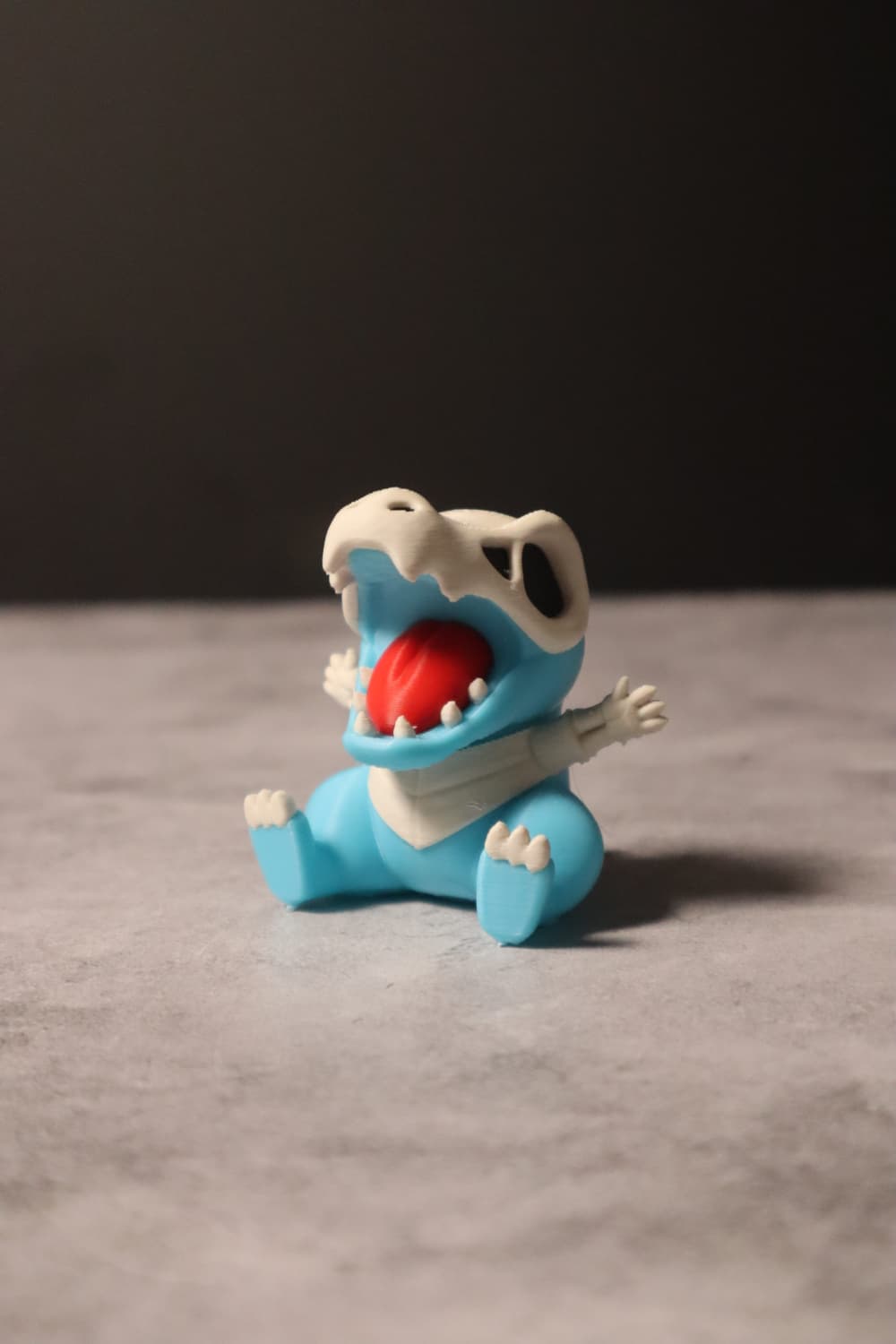 Totodile Halloween Skull Figure