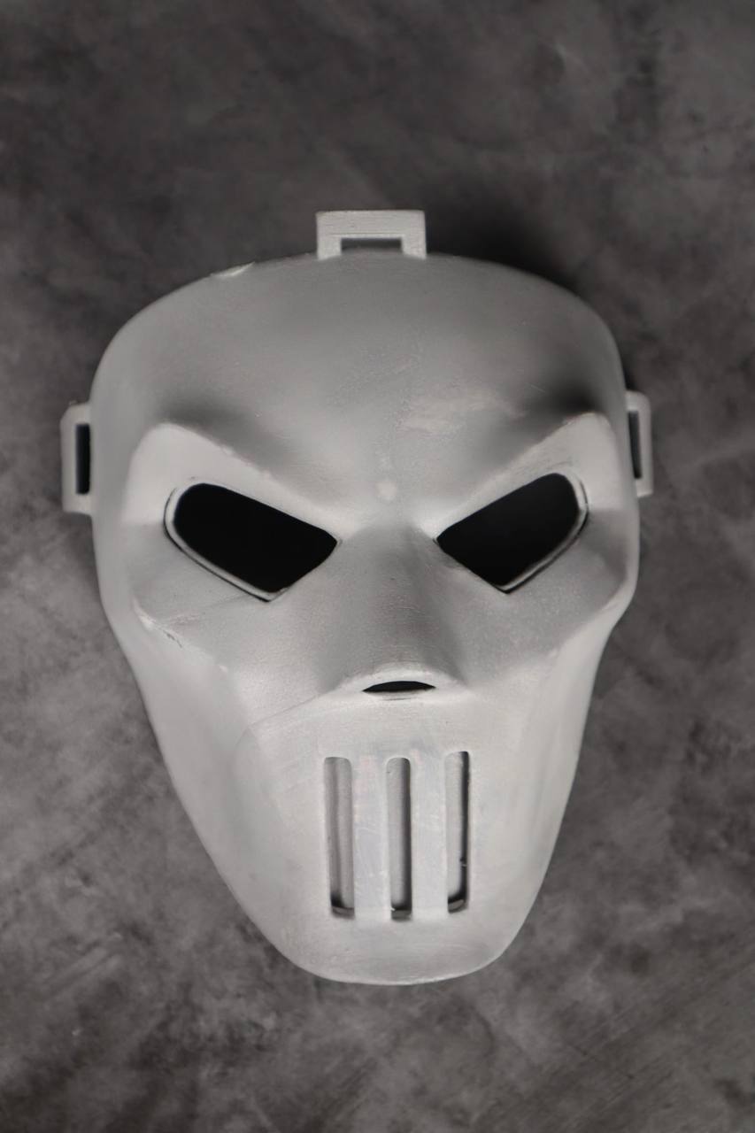 White Villain Mask Display Prop