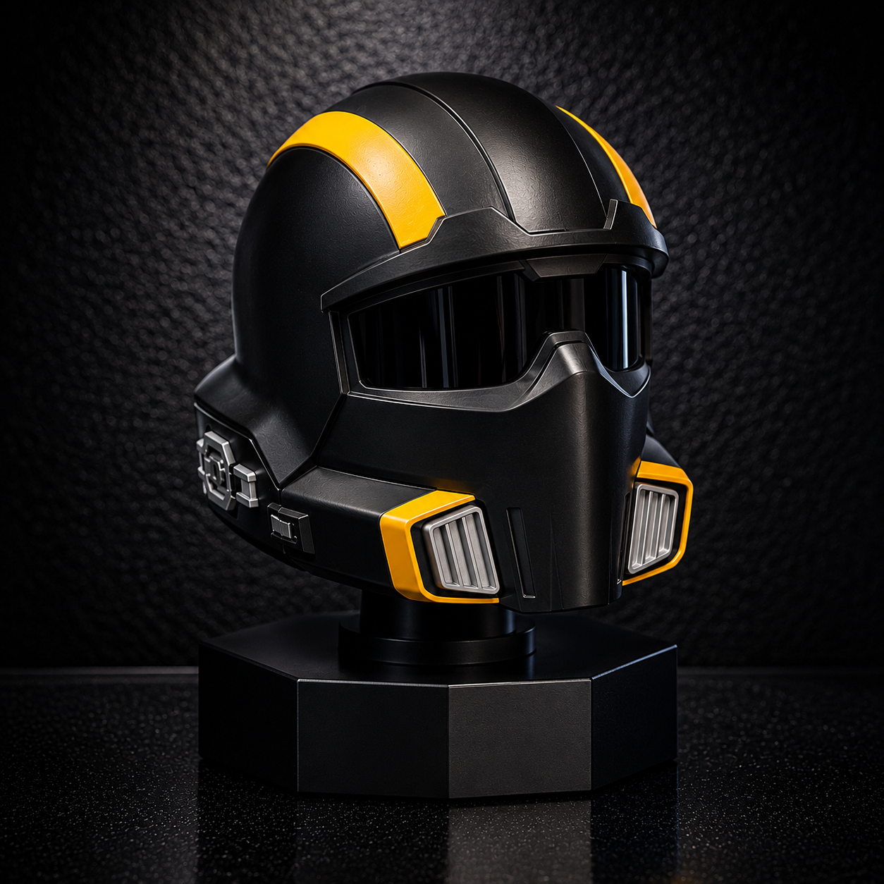 Black Vanguard Helmet