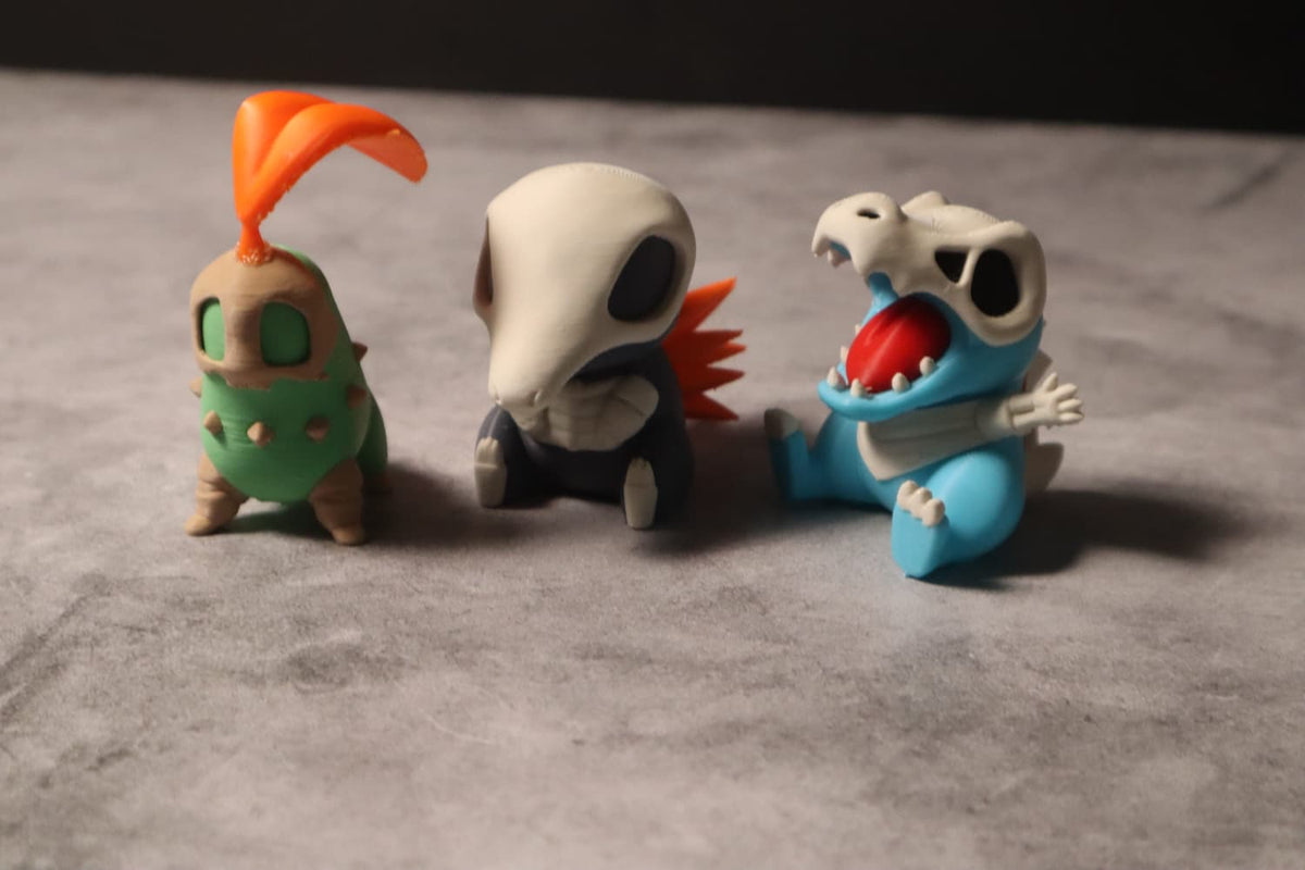 Johto Starters Halloween Figure Set – 3 Pieces