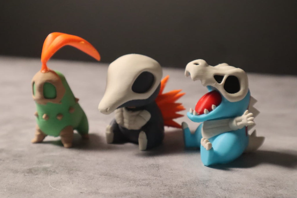 Johto Starters Halloween Figure Set – 3 Pieces