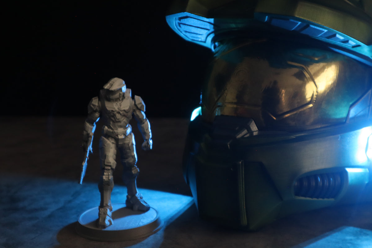 Master Chief Helmet Replica – Hand-Finished Halo Cosplay Helmet