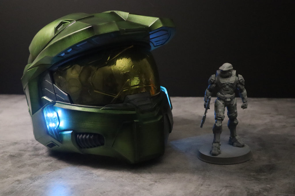 Master Chief Helmet Replica – Hand-Finished Halo Cosplay Helmet