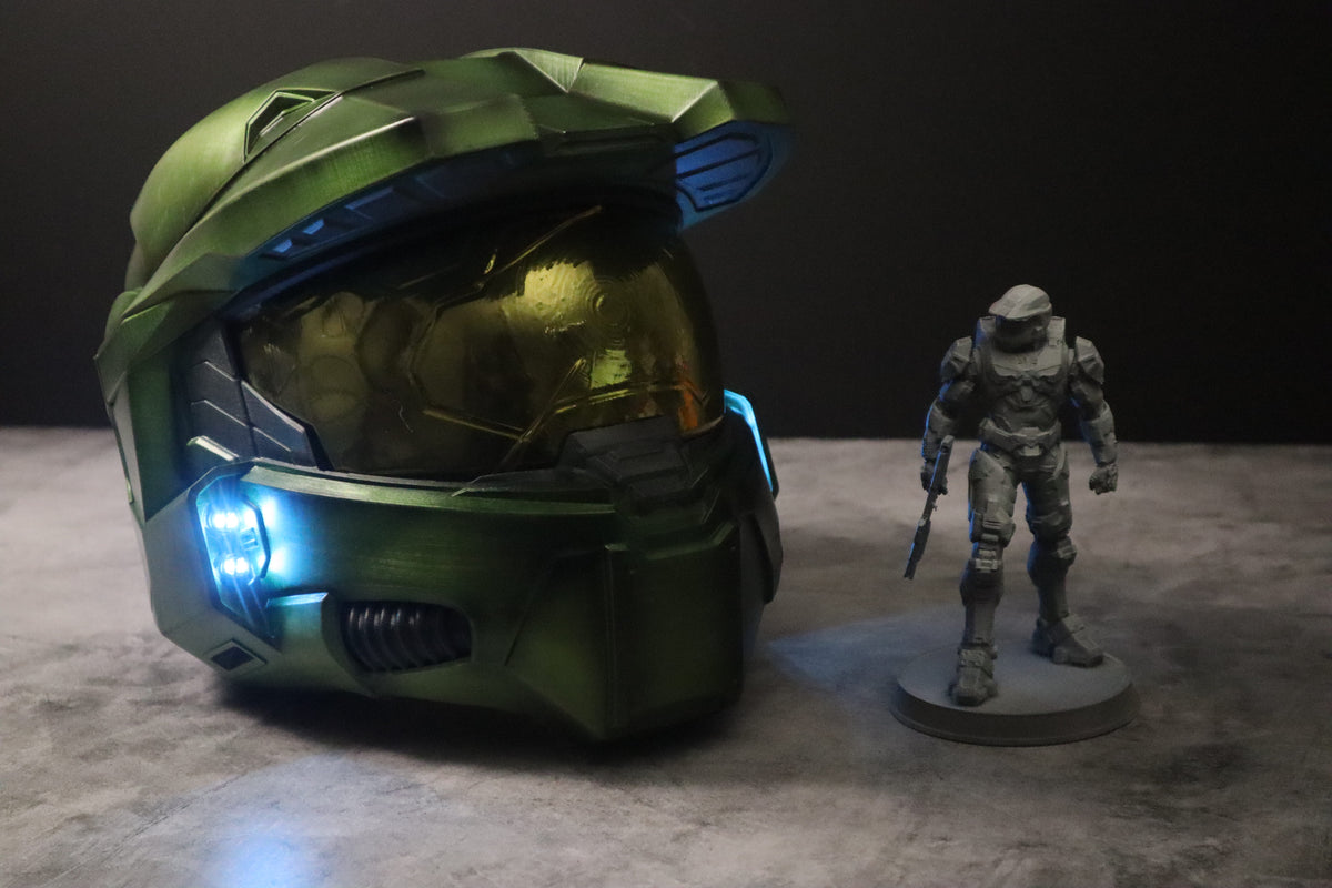 Master Chief Helmet Replica – Hand-Finished Halo Cosplay Helmet
